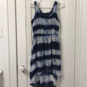 Forever 21 high low blue dress